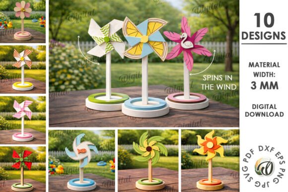 3D Pinwheel Stands Bundle Laser Cut: A Comprehensive Evaluation for DIY Enthusiasts