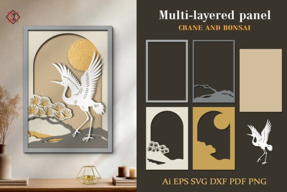 Multi-Layered 3D Paper Cut Art