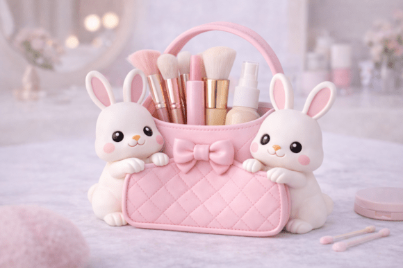 Vanity Holder - Makeup Brush Organizer easy 3D Printing
