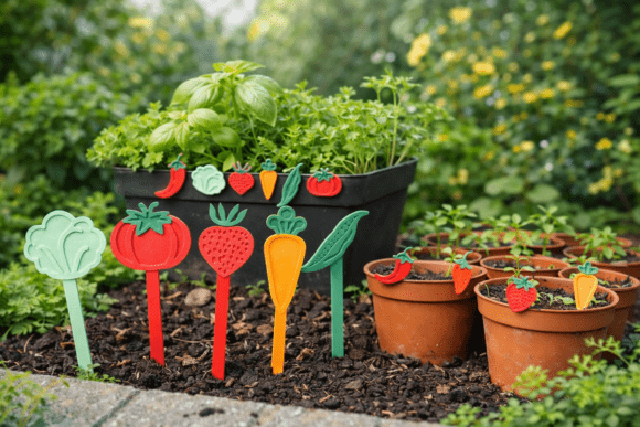 Vegetable Plant Markers: 3D Printable Garden Labels